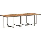 vidaXL 15-dijelni vrtni blagovaonski set s jastucima poliratan sivi | shoptok.hr