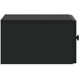  Stenski nočni omarici Črna 33 x 34,5 x 20 cm Inženirski les, (5000209754) | Shoptok.si