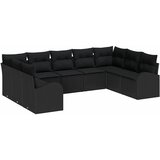  Set sofe s jastukom Crna Poli Ratan | shoptok.hr