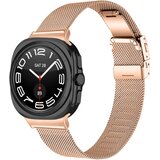 INF Milanski pašček z zanko za uro Samsung Watch 7 47 mm z želvasto zaponko Rose red, (21624631) | Shoptok.si