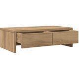  Stalak za monitor s ladicama boja hrasta 50x27x15 cm drveni | shoptok.hr