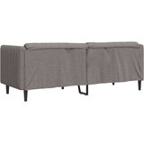 vidaXL Kavč trosed temno taupe tkanina | Shoptok.si