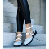 Gemre Josiane blue buckle ballet flats | shoptok.hr