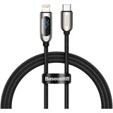 Baseus usb type c - lightning 20W fast charging data cable power delivery with display screen power meter 1m Cene