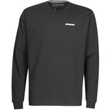 Patagonia m's l/s P-6 logo responsibili-tee crna Cijene
