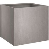vidaXL Cvetlično korito 2 kosa sivo 32x30x29 cm odporno jeklo | Shoptok.si
