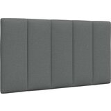vidaXL Vzglavna stranica temno siva 90 cm blago Cene