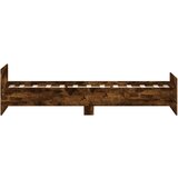  Kreveta boja hrasta 75x190 cm mali od konstruiranog drva | shoptok.hr