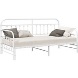 vidaXL Okvir kreveta s ležajem ispod bijeli 100x190 cm čelik | shoptok.hr