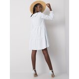 RUE PARIS Dress-123-SK-187576.40P-white-blue | Shoptok.si