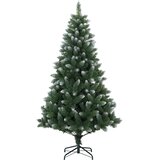  Umjetno božićno drvce 240 cm PVC i metal Zelena | shoptok.hr