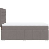 vidaXL Krevet s oprugama i madracem smeđesivi 80x200 cm od tkanine | shoptok.hr