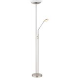 Globo LED stajaća svjetiljka Ganina (18,5 W, Visina: 1.800 mm, Srebrna, Topla bijela) | shoptok.hr