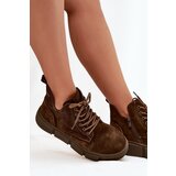 Big Star Suede Low Women's Ankle Boots On Platform | Shoptok.si