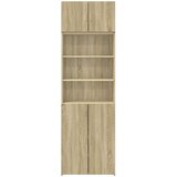 Ormarić za pohranu boja hrasta sonome 70 x 42 5 x 225 cm drveni | shoptok.hr