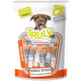JerkyTime TRULY Poslastice žvakalice Koža ribe i batat 90 g Poslastica za pse Cene