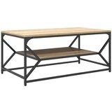 Kava Stol Sonoma hrast 90 x 50 x 40 cm Inženjerska drva i čelik | shoptok.hr