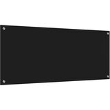  Kuhinjski zid Crna 120 x 50 cm Staklo otporno na udarce | shoptok.hr