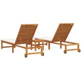  3 pcs Smeđa Čvrsto drvo akacije | shoptok.hr
