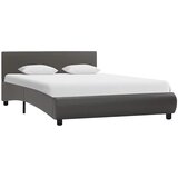  Okvir za krevet od umjetne kože s LED svjetlom sivi 120x200 cm | Eponuda.com