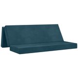 vidaXL Zložljiv kavč postelja 200 x 67 x 45 cm Modra, (5000295199) | Shoptok.si