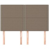  Posteljno vzglavje 4 kosa taupe 72x5x78/88 cm blago, (20739789) | Shoptok.si