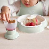 BABYBJORN set za hranjenje baby dinner powder green (8-dijelni set) | shoptok.hr