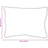  2-u-1 Punionica s jastukom 2 pcs Bijela 155 x 200 cm Mikrofibra | shoptok.hr