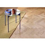 Hübsch Okrogla stranska mizica s stekleno mizno ploščo ø 45 cm Beam – | Shoptok.si