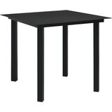  3-dijelni vrtni blagovaonski set od PVC ratana crni | shoptok.hr