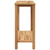  Konzolna stolica Smeđa 80 x 35 x 75 cm Čvrsto teak drvo | shoptok.hr