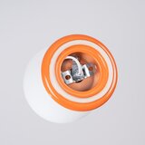 Sollux Oranžna keramična stropna svetilka s steklenim senčilom ø 12 cm Farsa – | Shoptok.si