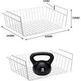 WEERSTONE 2x viseča košara za pod polico | Shoptok.si