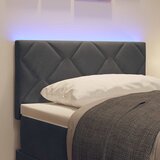  LED glava kreveta Tamno siva 80 cm Baršun | Eponuda.ba