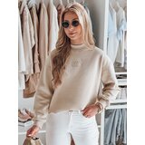 DStreet Bluza damska oversize z naszywką LOVASON beżowa | Shoptok.si