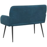  Dvosjed s metalnim nogama 2-sjedalo Plava Baršun - Plava | shoptok.hr