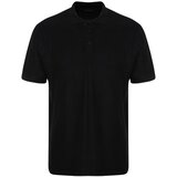 Trendyol Polo T-shirt - Black - Fitted Cene