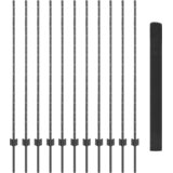  Zatvorena žičana ograda s postovima 25 x 1,4 m Siva Mreža | shoptok.hr