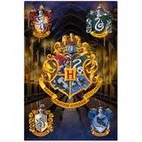 HARRY POTTER PLAKAT ESCUDOS HOGWARTS, (20837611) Cene
