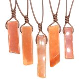 Ogrlica Colorful Stone - Narančasta KP28559 | Shoptok.si