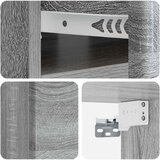 Noćni ormarić za montažu na zid 2 kom. Siva sonoma | shoptok.hr