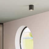 Nice Lamps Crna stropna svjetiljka s metalnim sjenilom Vulco – | shoptok.hr
