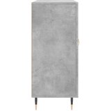  Komoda siva boja betona 90x34x80 cm od konstruiranog drva | shoptok.hr