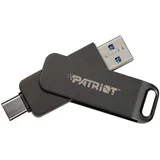 Flashdrive PATRIOT Rage R550 512GB 100 MB /S USB A+C Swivel Design (PE512GR550DSAD) Black