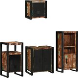 vidaXL Set namještaja za kupaonicu 4 pcs Čvrsto reciklirano drvo Cijene