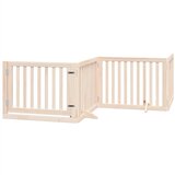  Vrata za pse s vratašcima 12 panela sklopiva 960 cm drvo topole | shoptok.hr