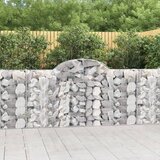  Lučne gabionske košare 4 kom 200x30x100/120cm pocinčano željezo Cijene