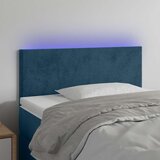  LED uzglavlje tamnoplavo 80 x 5 x 78/88 cm baršunasto | shoptok.hr
