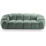 Micadoni Home Svijetlo zelena baršunasti sofa 254 cm Diana – Cijene