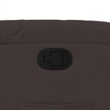  Naslonjač na podizanje tamnosmeđi od tkanine | shoptok.hr